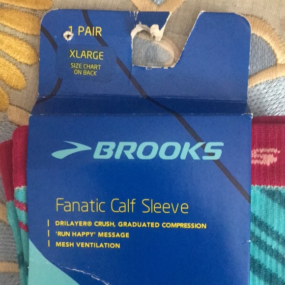 NWT Brooks Fanatic Calf Sleeve. XL - Picture 3 of 6